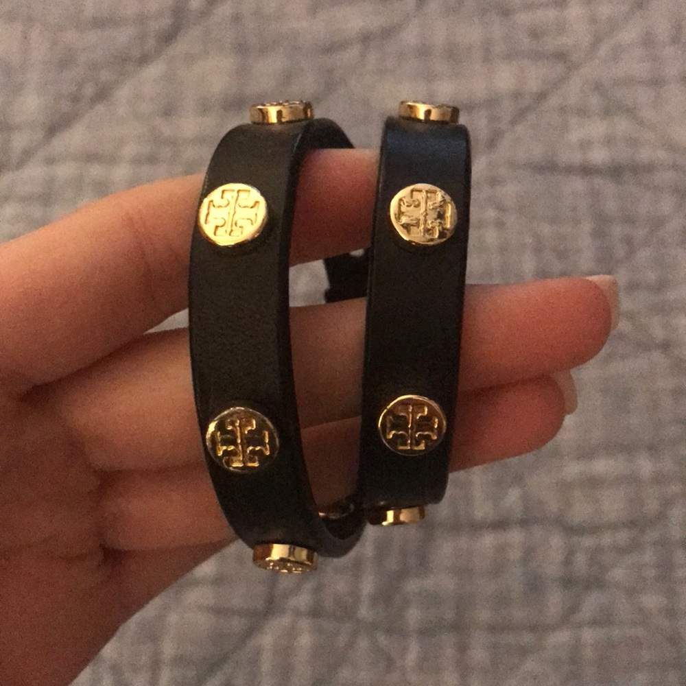 Tory Burch leather wrap bracelet